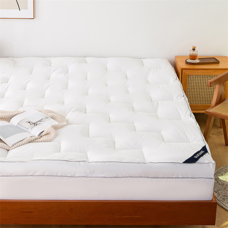 Queen Size Microfiber Filling Mattress Topper 5cm 7cm 10cm Height Queen Size Microfiber Filling Mattress Topper 5cm 7cm 10cm Height