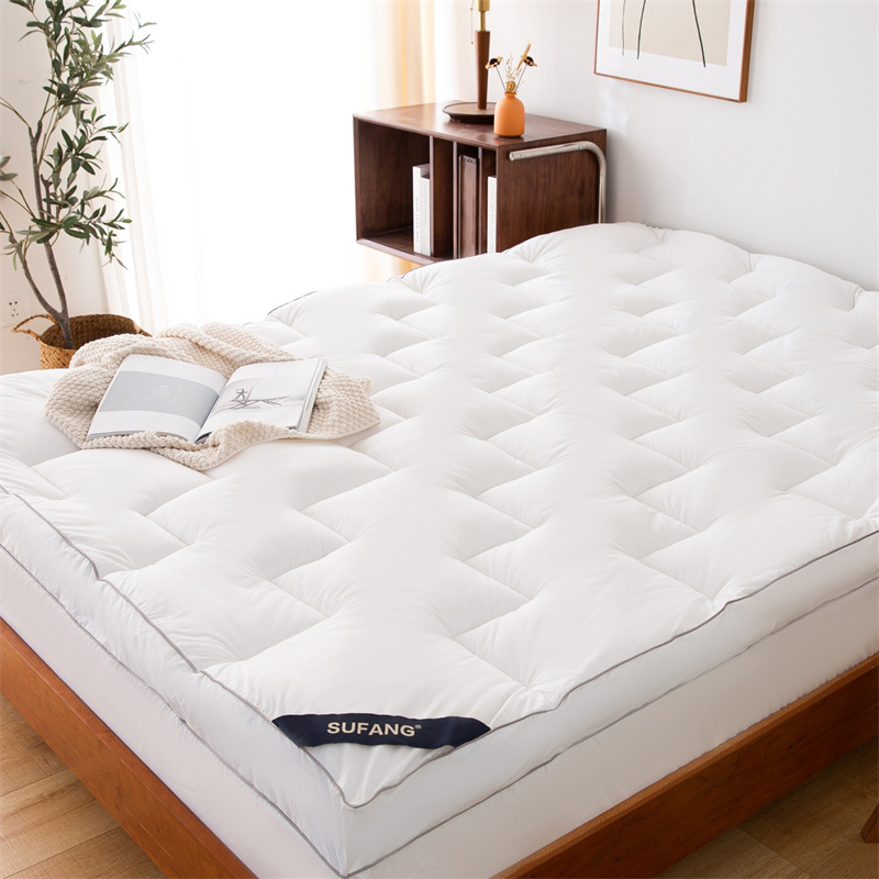 Queen Size Microfiber Filling Mattress Topper 5cm 7cm 10cm Height Queen Size Microfiber Filling Mattress Topper 5cm 7cm 10cm Height