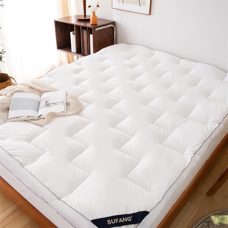 Queen Size Microfiber Filling Mattress Topper 5cm 7cm 10cm Height Queen Size Microfiber Filling Mattress Topper 5cm 7cm 10cm Height