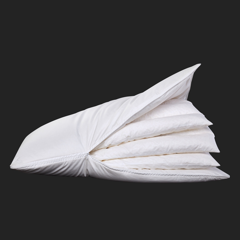 Height Adjustable Pillow Five Layers Design L Shape Long Zipper Pillow