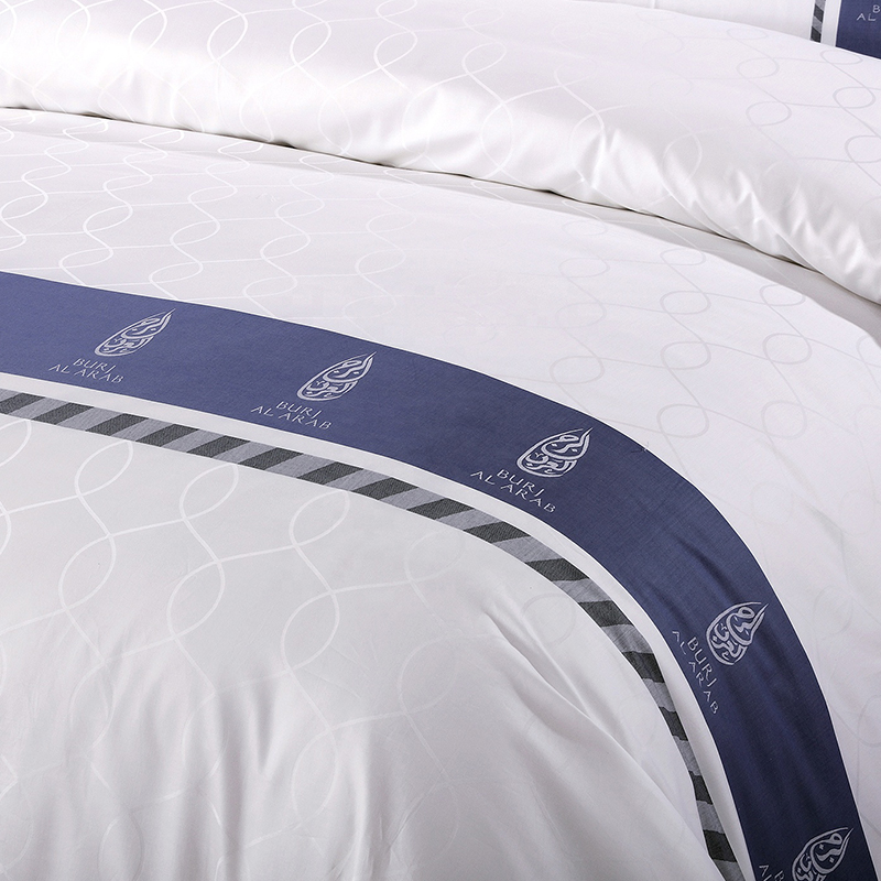 Yarn Dyed Customized Logo 100% Cotton Bedding Set Yarn Dyed Customized Logo 100% Cotton Bedding Set